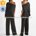 Um ombro-Crepe De Chine Jumpsuit Fabricação Atacado Moda Feminina Vestuário (TA30012J)